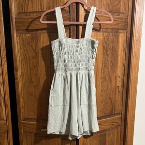 Light Sage Sleeveless Romper
